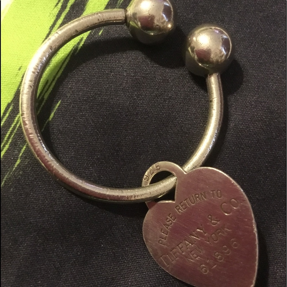 Return to Tiffany Heart Tag Key Ring